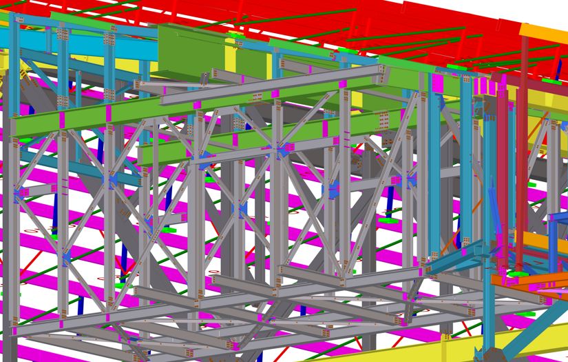 Structural Steel Frame Detailing in Tekla Services screenshot 2